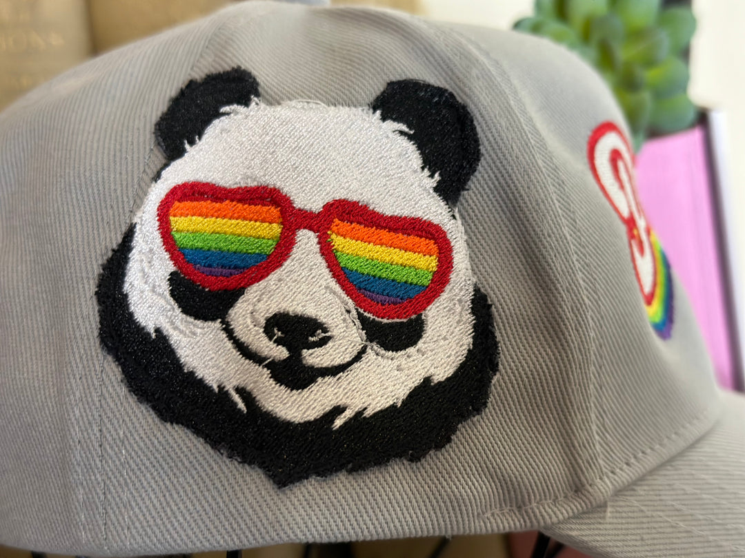 Pride Baseball hat with panda LGBTQ