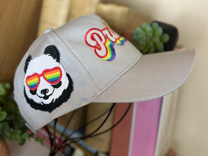 Pride Baseball hat with panda LGBTQ