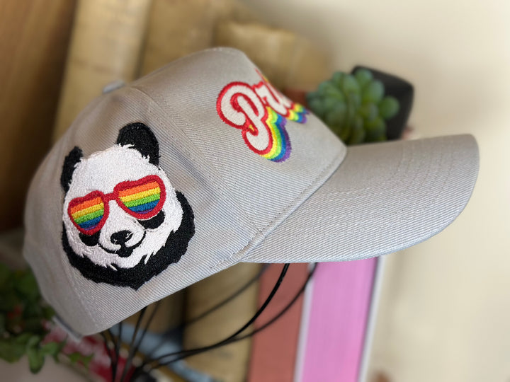 Pride Baseball hat with panda LGBTQ