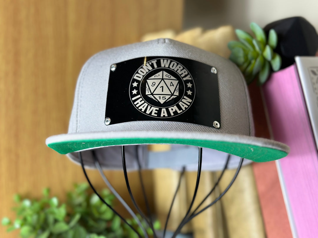 D & D Metal Plate Snapback Hat