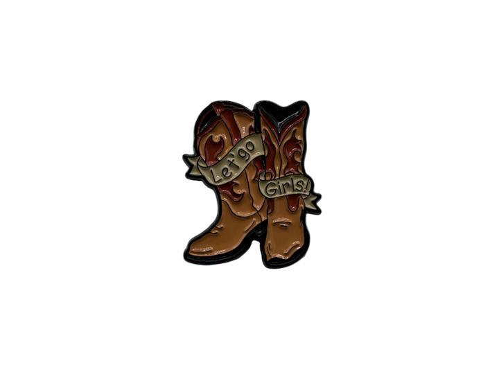 Lets Go Girls Boots Pin