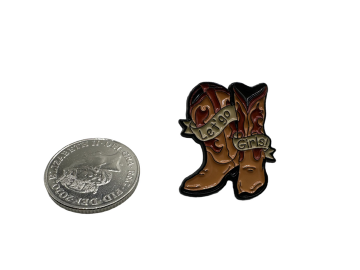 Lets Go Girls Boots Pin